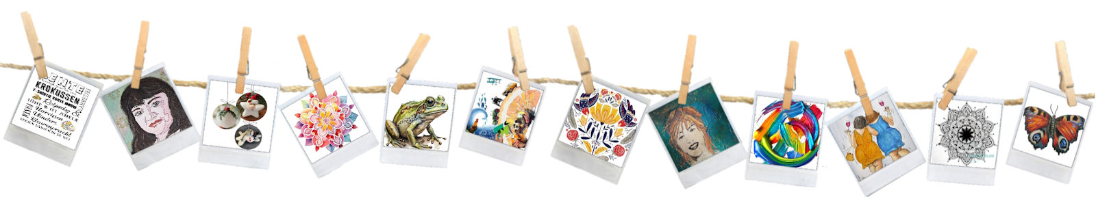 De waslijn met portretten